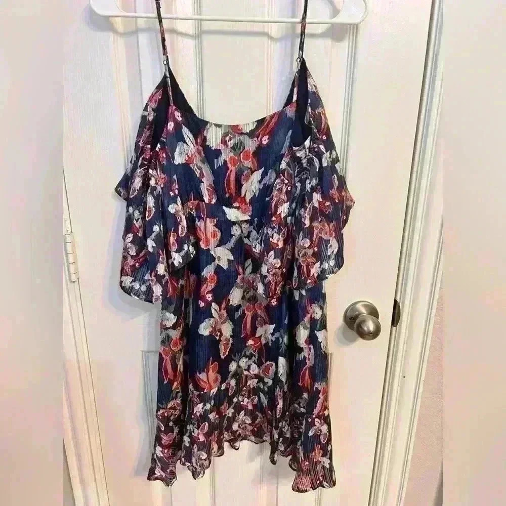 Tanya Taylor Amylia Dress in Navy Size 4 - Picture 3 of 6